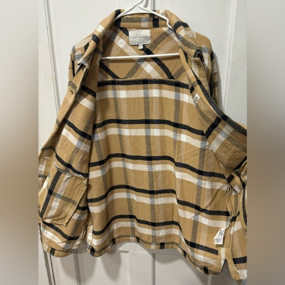 Women’s Lucky Brand Plaid Oversized Shirt/Jacket - Picture 4 of 6
